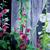 Huzzah Hollyhocks, Acrylic on Canvas, 28"x22", Private Collection, Steelville, Missouri